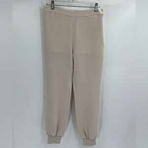 By Malene Birger Severine Beige Pull On Polyester Cotton Joggers Size 6/8